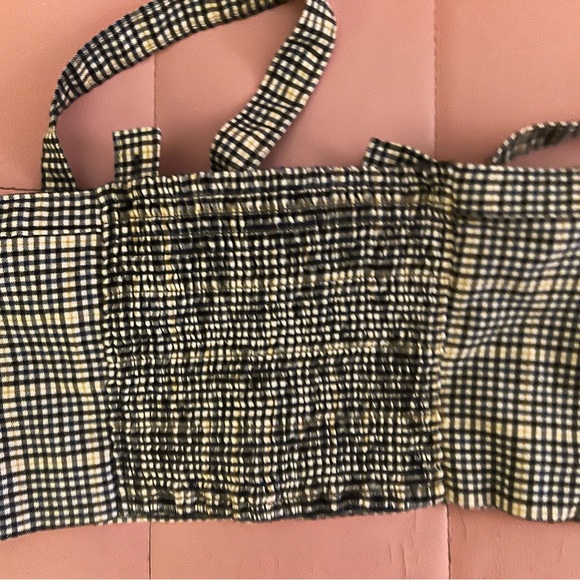 Abercrombie and Fitch Plaid Flannel Cropped Top - Picture 3 of 5